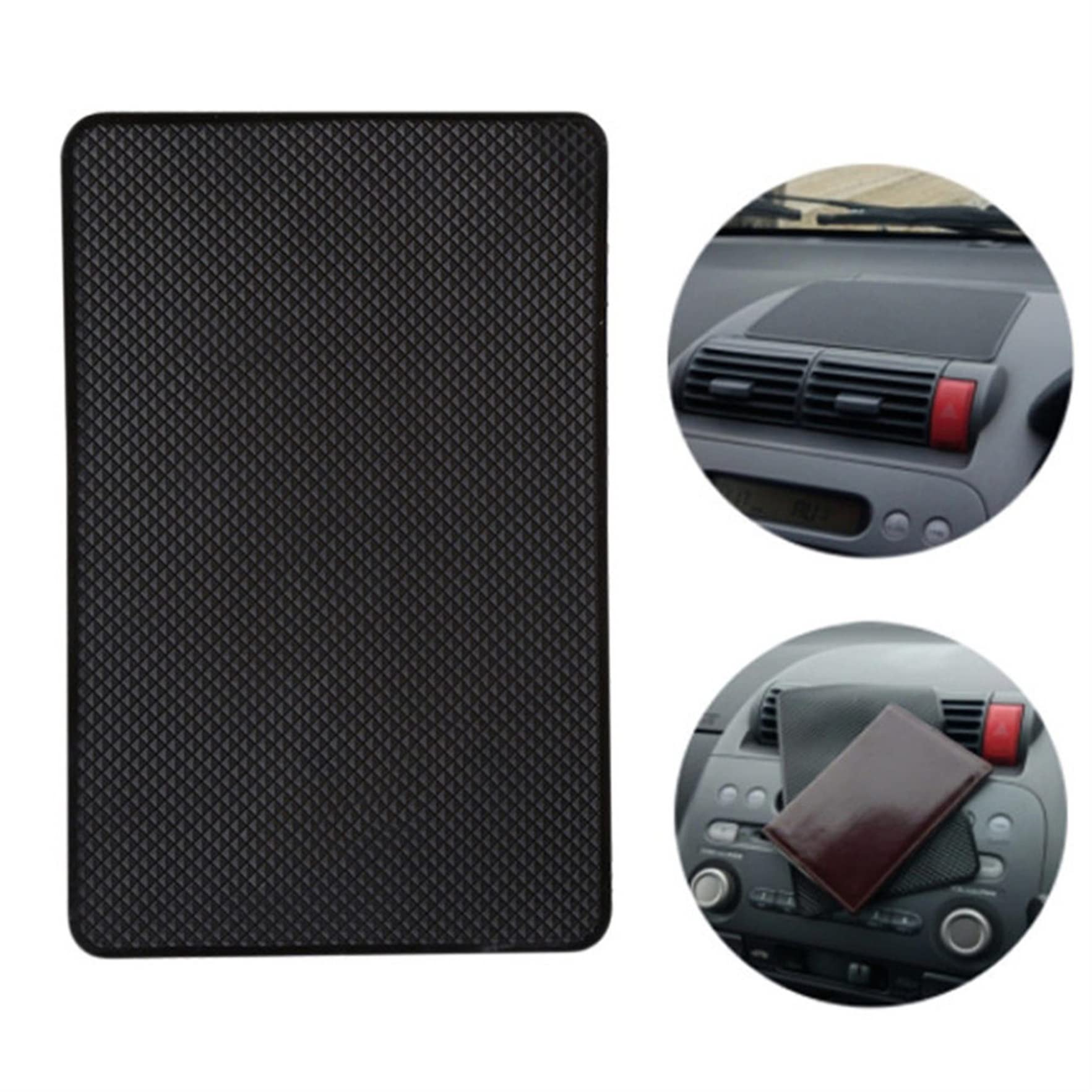 Non-Slip Car Dashboard Mat - Extra Thick Anti-Slide Sticky Dash Pad for Radar Detector, Phone, GPS & Accessories | Secure Your Essentials While Driving