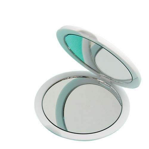 White Compact Mirror with Double-Sided Glass - Perfect for Makeup, Travel & Gifts (60 Pack) - Portable Handheld Mirror for Purses, Bridal Favors & Everyday Use