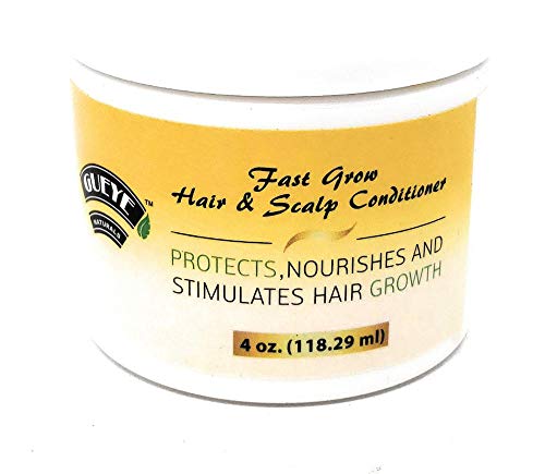 Gueye Fast Grow L32C Hair & Scalp Conditioner for Thicker Hair - 4oz Natural Hair Growth Treatment for Men & Women - Perfect for Dry, Damaged Hair & Scalp Care at Home