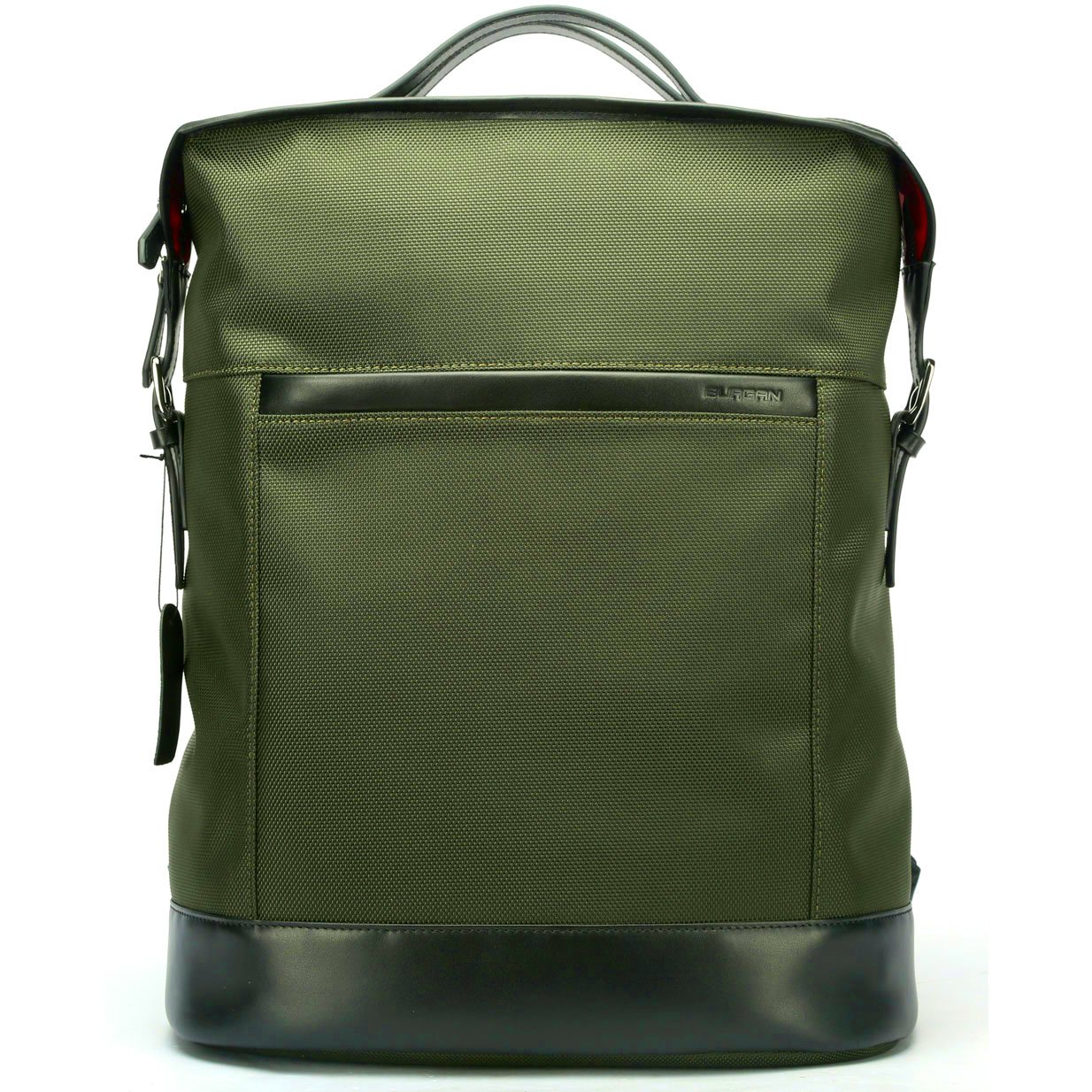 BURGAN The Upright Unisex Slim 15 Inch Business Backpack - Water-Resistant Nylon Laptop Bag for Work, Travel & College - Fits 15-16 Inch Laptops & Tablets - Durable Casual Daypack for Commuters & Students