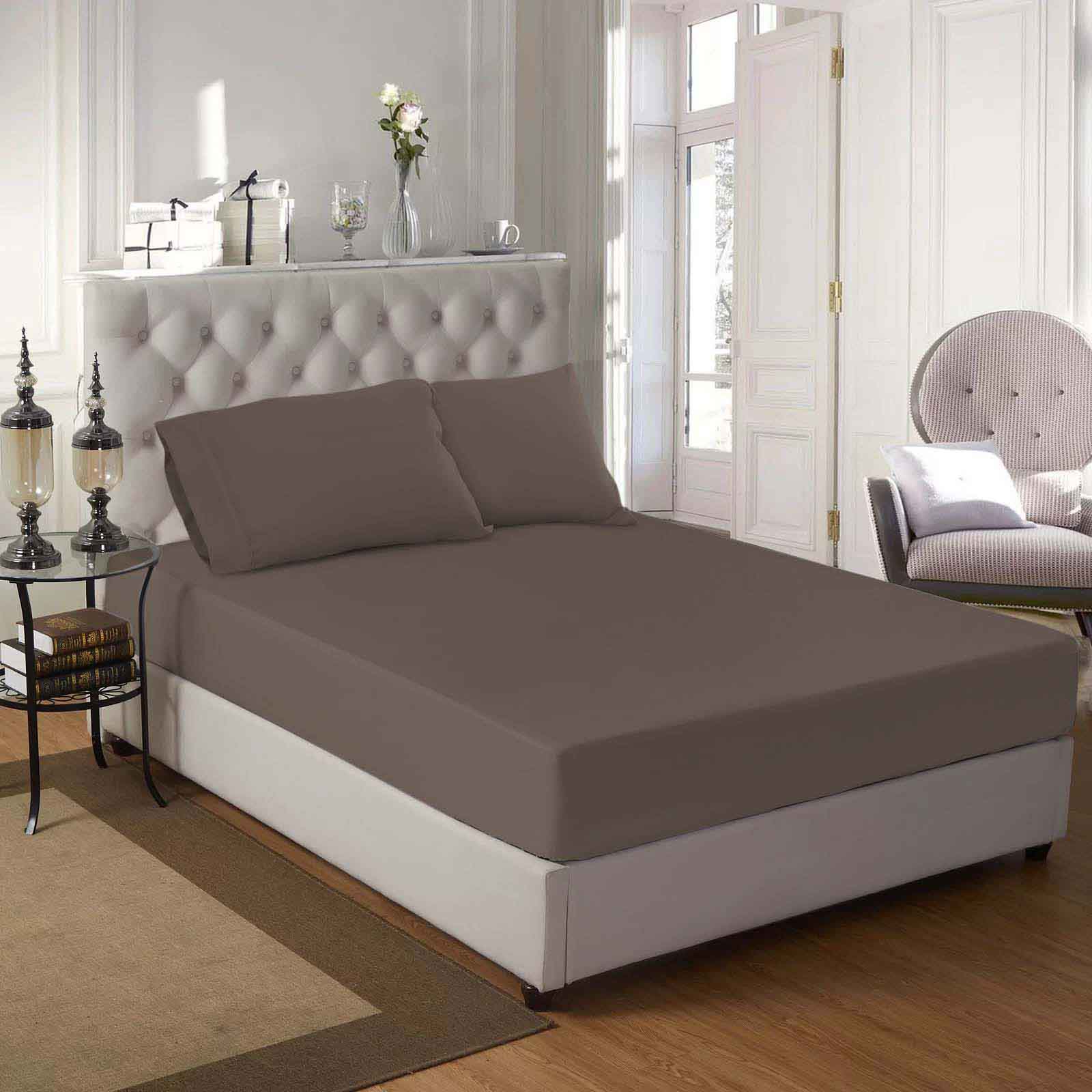 Premium 400 Thread Count Egyptian Cotton Bed Sheet Set - Soft, Breathable & Durable for Ultimate Comfort - Perfect for Luxury Bedrooms & Hotels