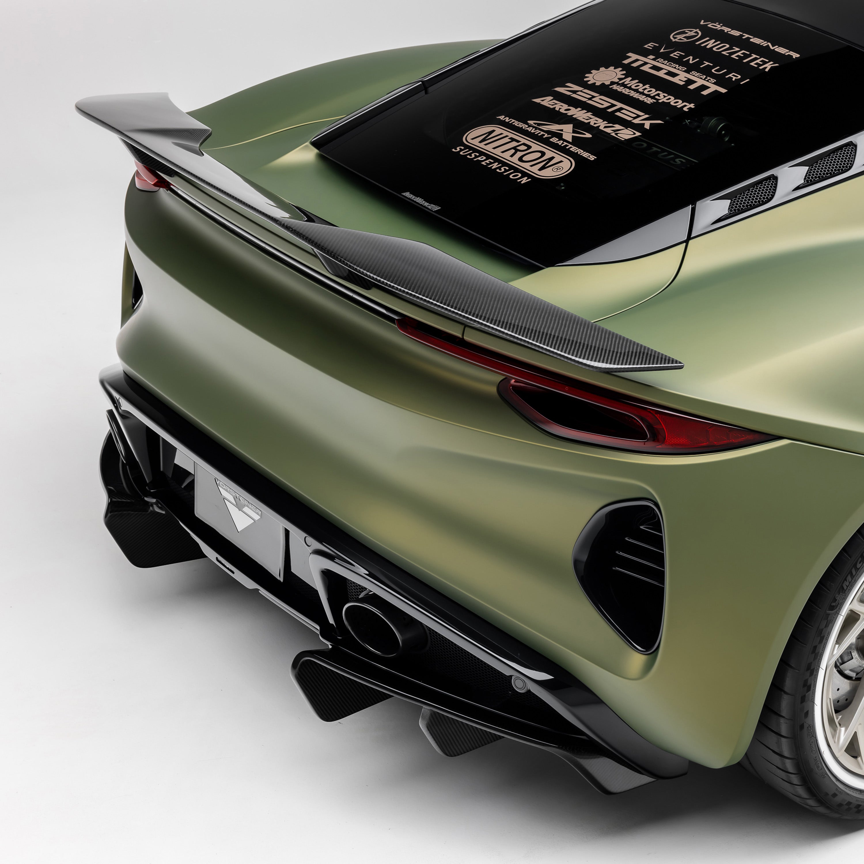 LR 52 Rear Diffuser for Cars - High Performance Carbon Fiber Rear Diffuser - Perfect for Sports Cars & Tuner Vehicles - Enhance Aerodynamics & Style