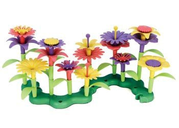 Green Toys - Build A Bouquet Floral Arrangement Kit for Kids | Eco-Friendly Plastic Flower Building Set | Creative Play, Gift Idea & Home Decor for Birthdays, Parties & Classrooms