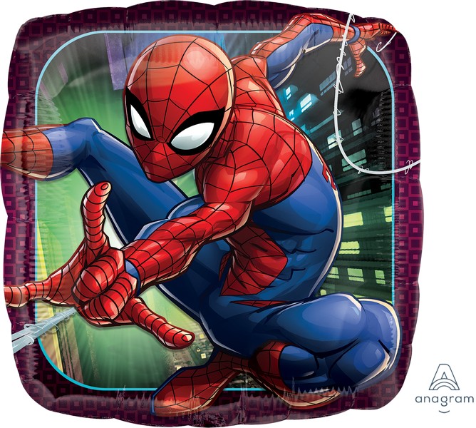 45cm Standard HX Spider-Man Animated Balloon - Perfect for Birthday Parties, Superhero Themed Events & Kids Decorations