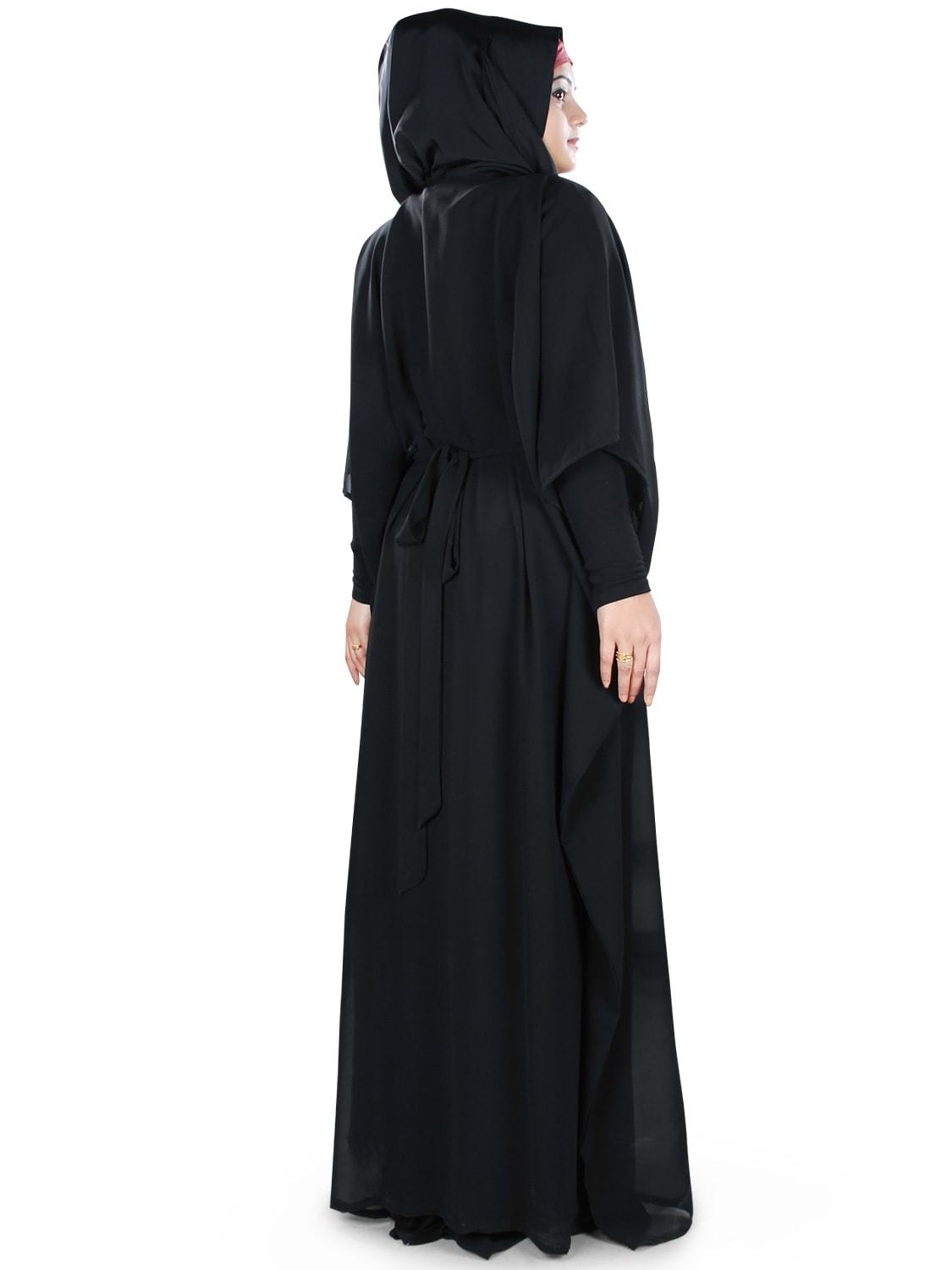 Elegant Aanisah Kaftan Dress for Women - Flowy Long Sleeve Maxi Dress with Embroidery - Perfect for Beach Cover Up, Boho Party or Casual Wear