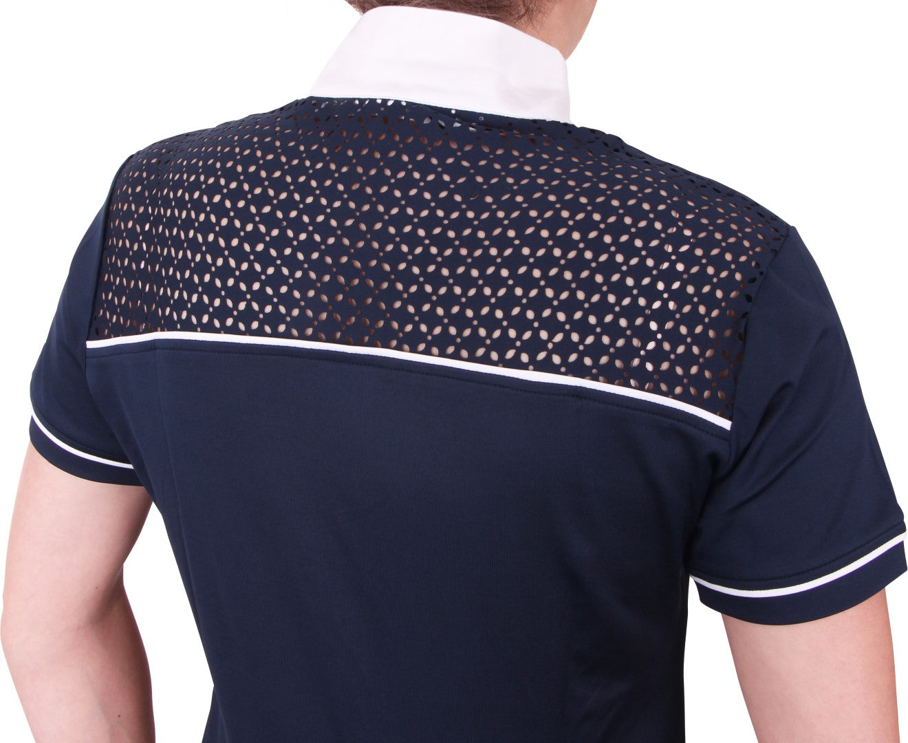 Cavallino Competition Riding Shirt - Short Sleeve Equestrian Shirt for Women & Men - Breathable & Comfortable Show Jumping Top for Horseback Riding & Dressage