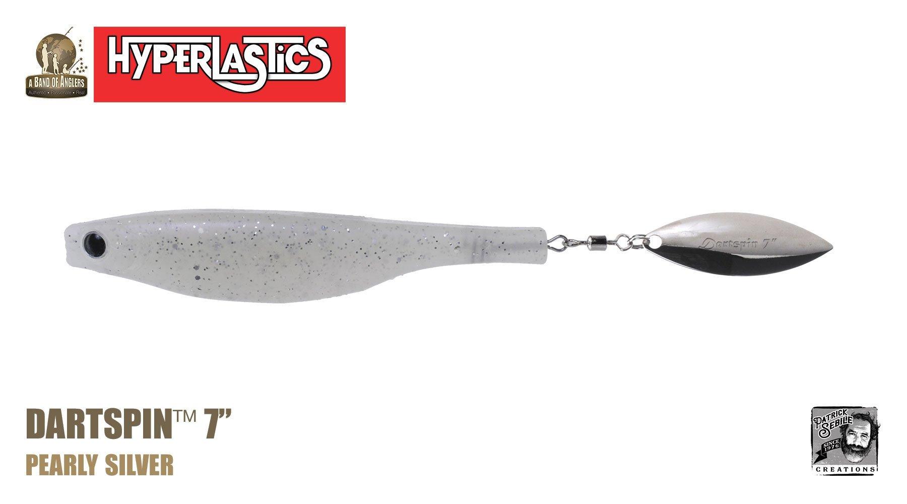 Hyperlastics Dartspin Lures - Premium Fishing Lures for Bass, Trout & Walleye | High Performance Spinnerbaits for Freshwater & Saltwater Fishing | Perfect for Casting, Trolling & Jigging