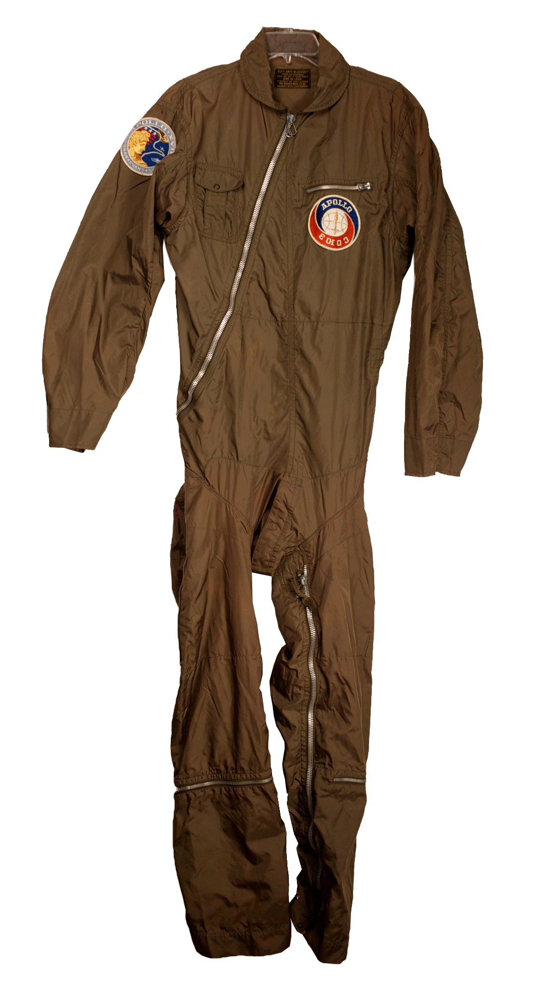 Vintage APOLLO 17 SOYUZ Anti-Blackout Suit - Rare NASA Space Collectible from Cernan, Evans & Schmitt Mission - Perfect for Space Memorabilia Displays & Astronaut Enthusiasts