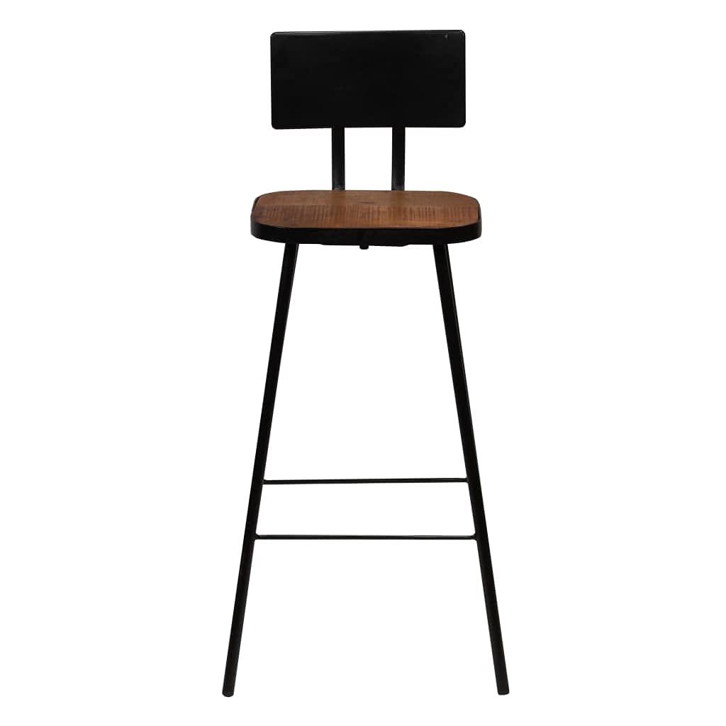 3-Piece Solid Reclaimed Wood Bar Set - Rustic Home Bar Furniture for Kitchen, Dining Room or Man Cave - vidaXL Pub Table & Stool Set for Entertaining Guests