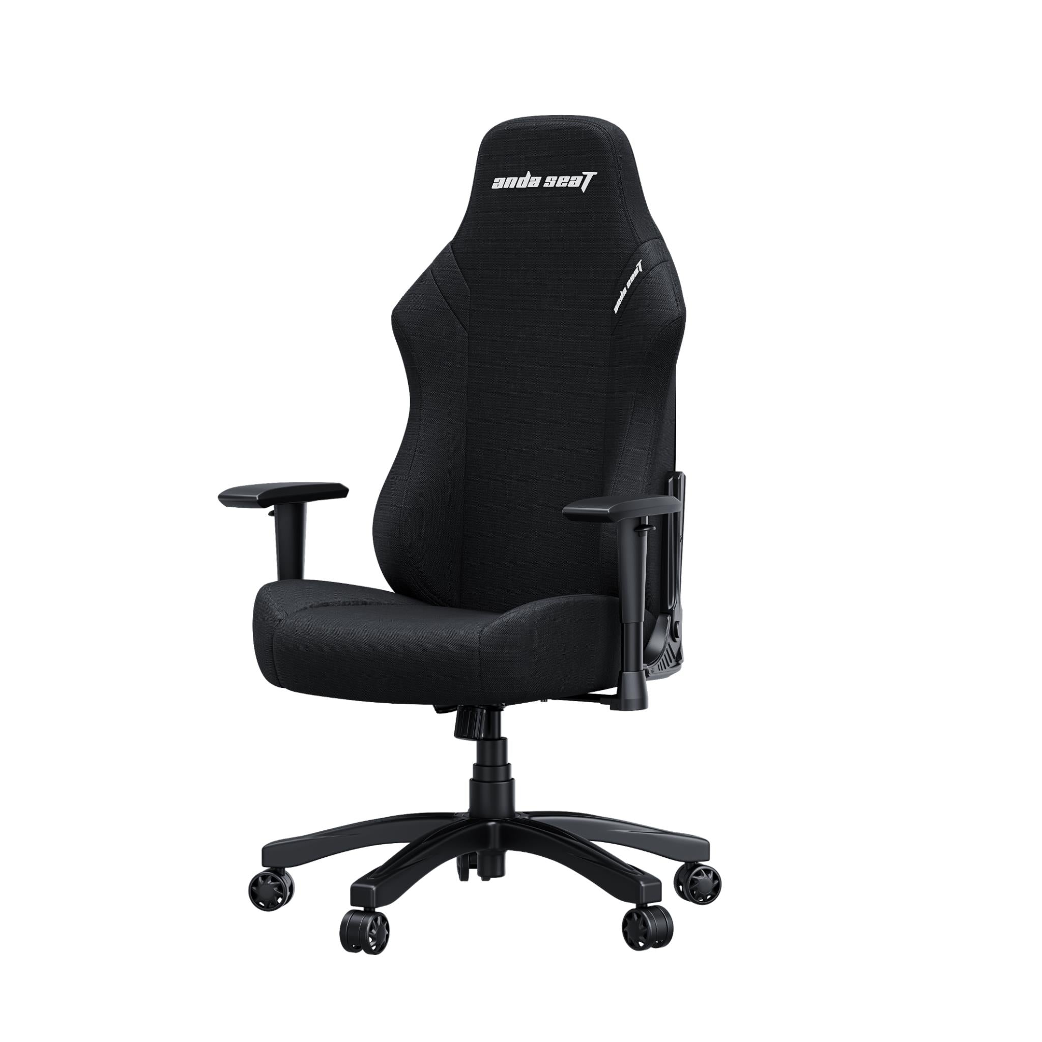 Anda Seat LUNA Fabric Gaming Chair - Ergonomic Office Chair with Lumbar Support for PC, Console & Work - Black - Perfect for Gaming, Streaming & Home Office