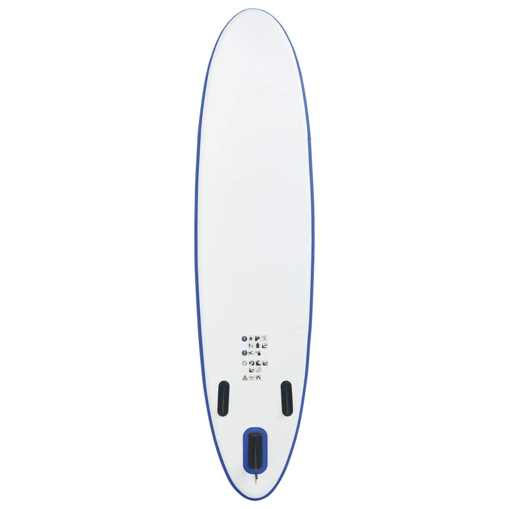 CHARMMA Inflatable Stand Up Paddle Board Set - 30.4lbs Lightweight SUP Surfboard with Premium Accessories | Blue & White Design for Lakes, Rivers & Ocean Paddling