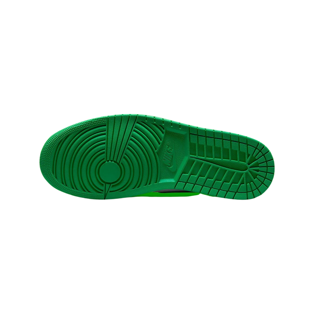 Jordan 1 Retro High OG Sneakers - Black, Lucky Green & White Colorway - Men's Basketball Shoes for Streetwear & Casual Wear