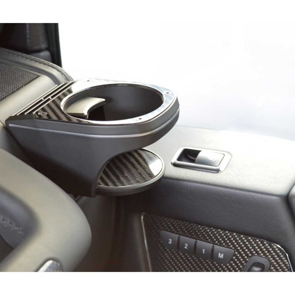 Premium Carbon Fiber Cup Holder for Mercedes-Benz G Class W463 (2018-2023) - AZUTO MHG-004 - Durable Auto Accessory for Coffee, Drinks & Road Trips