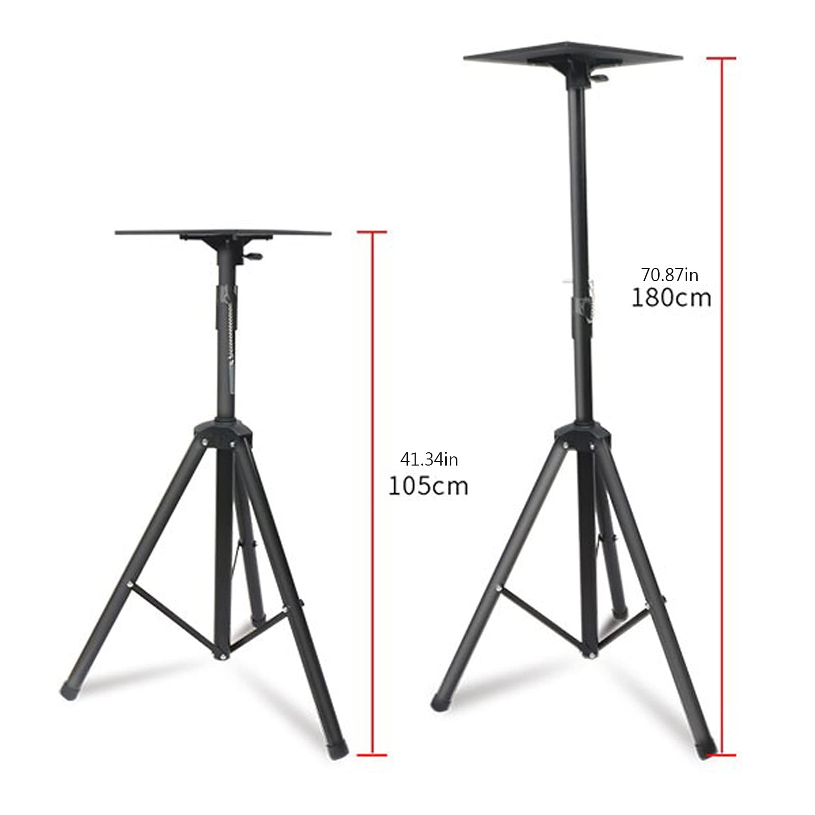 Adjustable Projector Tripod Stand 41-71 Inch, Folding Floor Stand for Projector & Laptop - Home Office & Classroom Use, Portable Projector Mount for Movies & Presentations