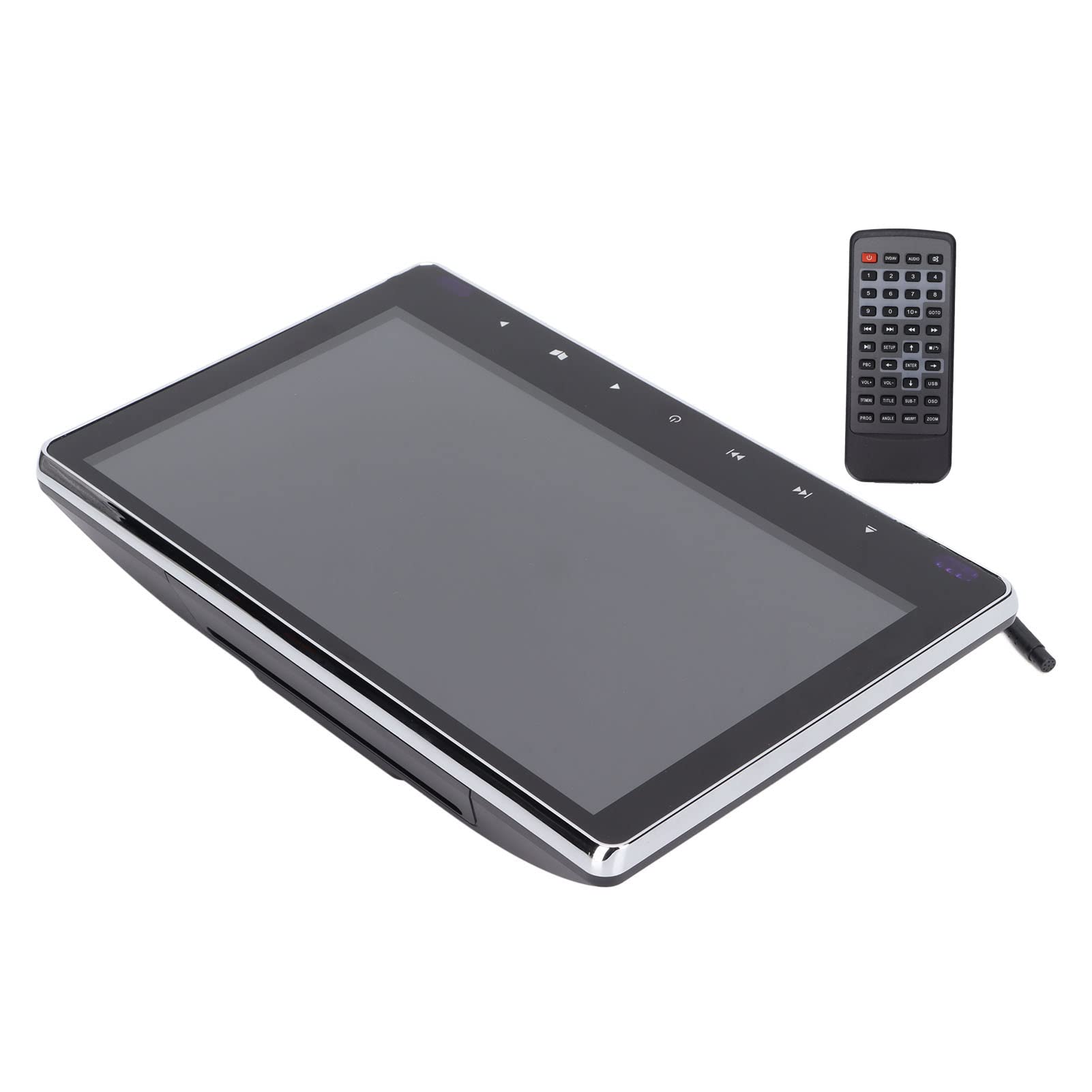 01 02 015 Car Rear Seat Headrest Mounting Display - Full HD IPS Screen with Remote Control | Perfect for Road Trips, Kids Entertainment & Long Car Rides