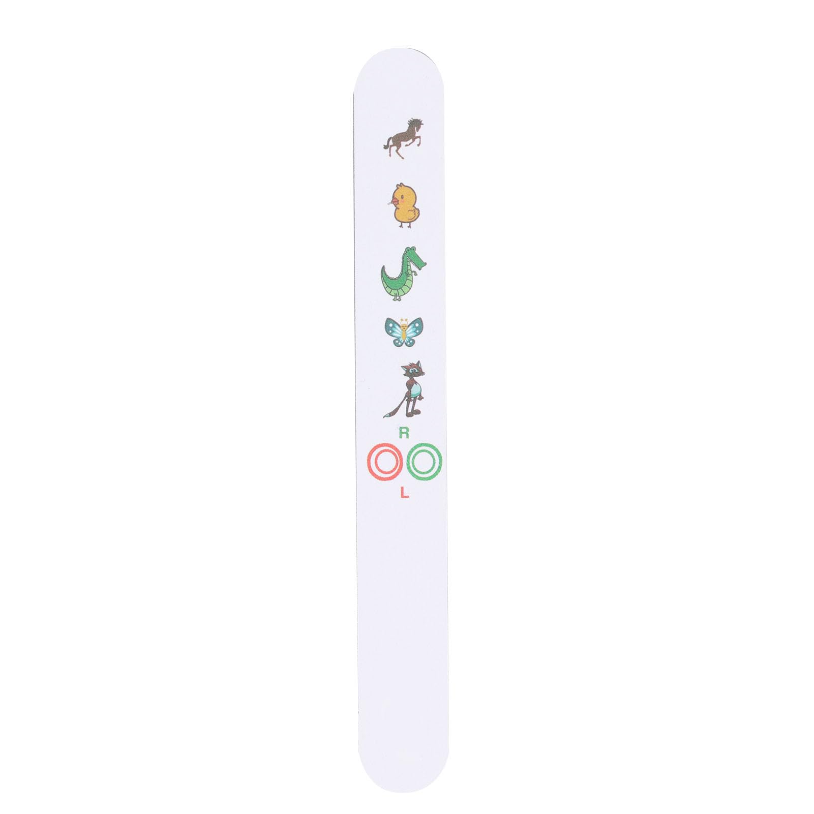 Professional Fixation Stick Vision Tester - Bright Color Eye Chart Optometry Tool for Eye Exams | Perfect for Eye Clinics, Hospitals & Home Vision Testing