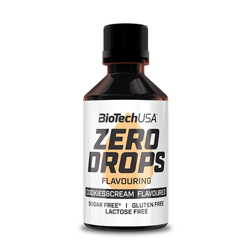 BioTech USA Zero Drops 50ml - Sugar-Free Flavor Enhancer for Coffee, Tea & Baking | Zero Calorie Sweetener Drops for Keto & Diabetic Diet | Perfect for Home, Office & Gym Use