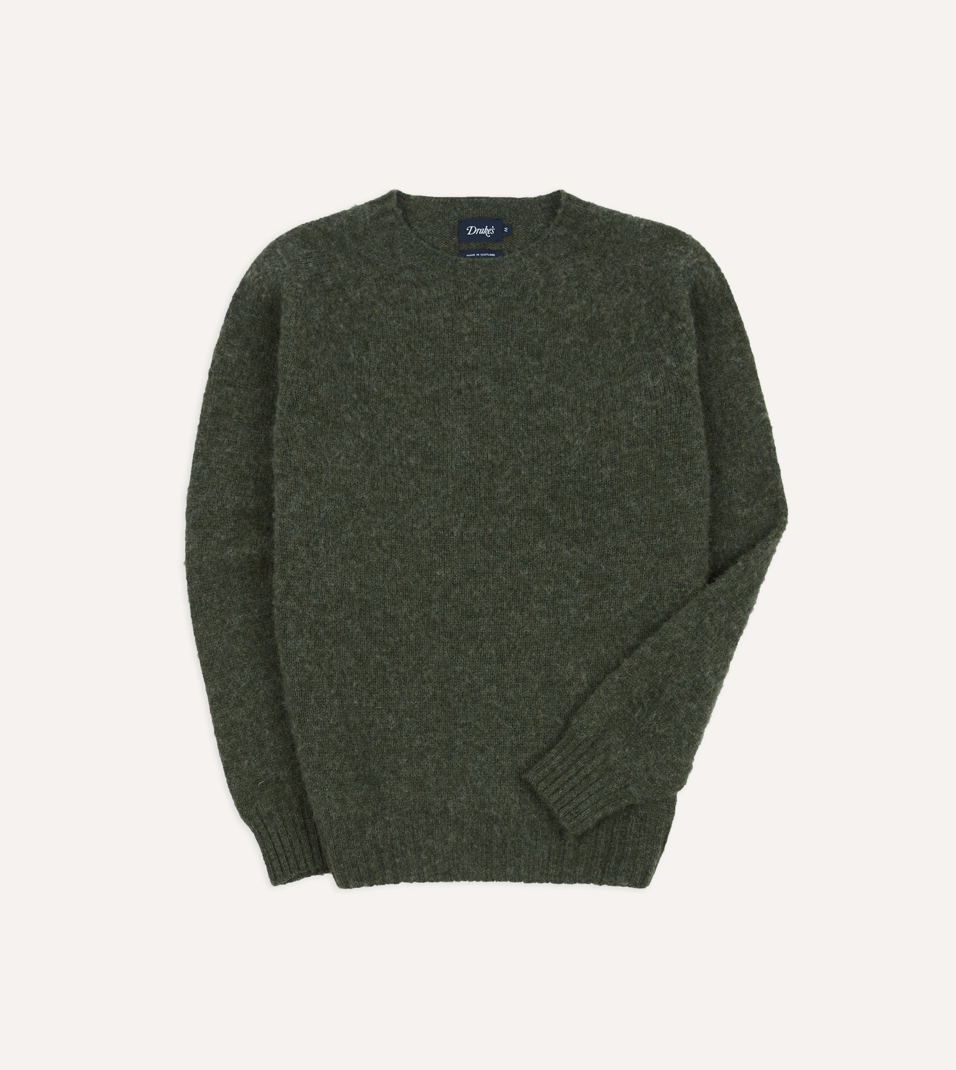 Soft Brushed Shetland Wool Crewneck Sweater for Women - Cozy Winter Knit Pullover for Casual Wear & Outdoor Activities