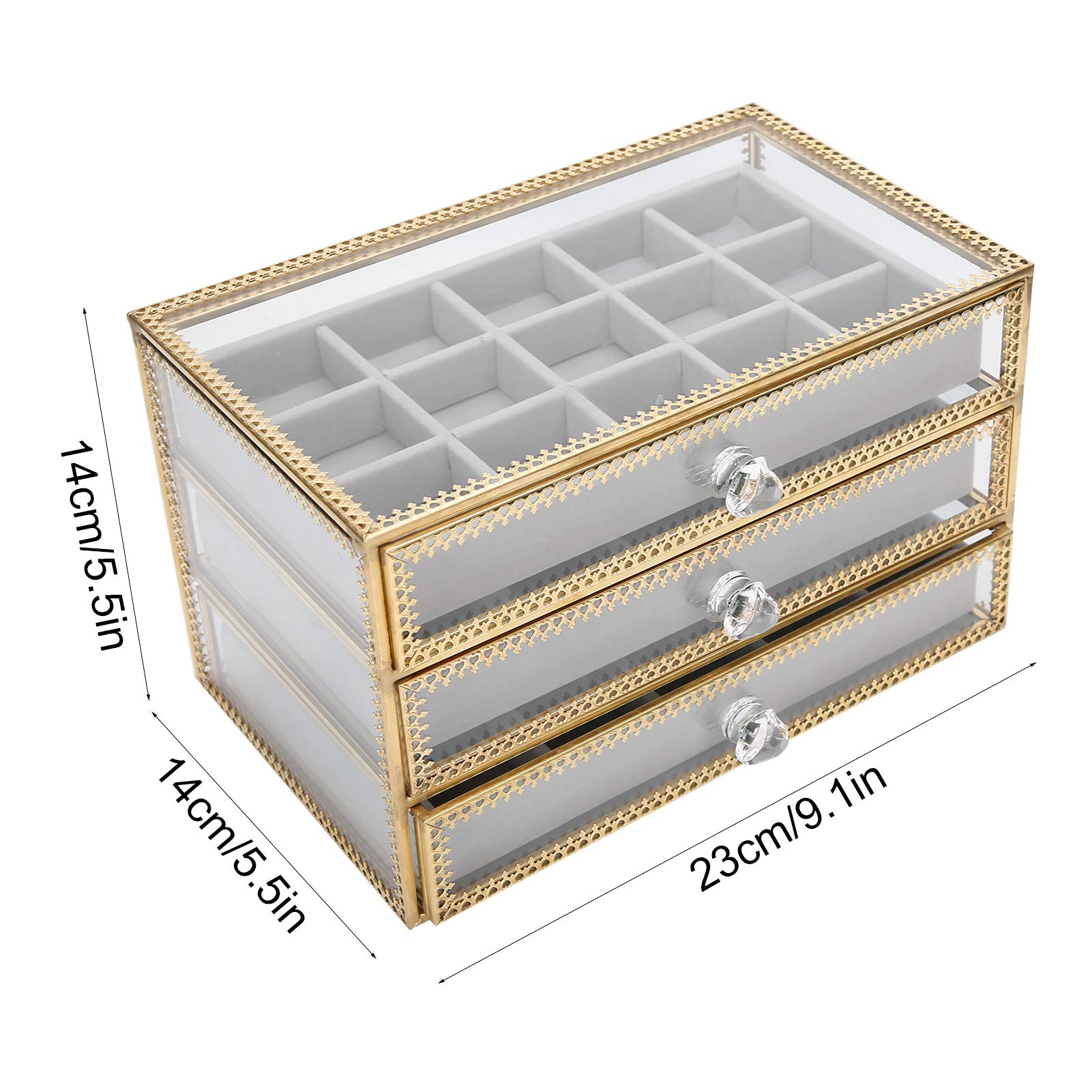 3-Tier Nail Tips Storage Box - Clear Nail Art Decoration Organizer for Salon, Home & Jewelry | Perfect for Nail Artists, DIY Enthusiasts & Professional Stylists