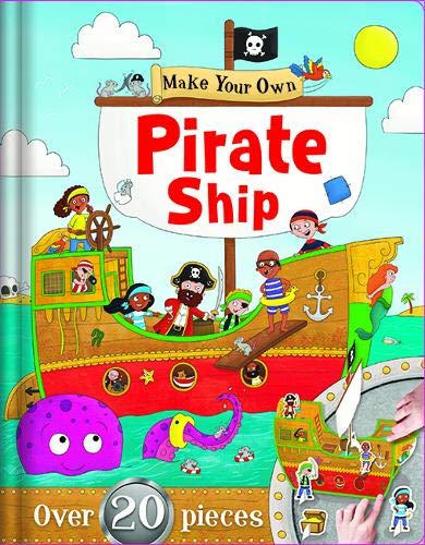 DIY Pirate Ship Building Kit - Fun Make and Play Toy for Kids | Creative Play, Birthday Gifts, STEM Learning Activities