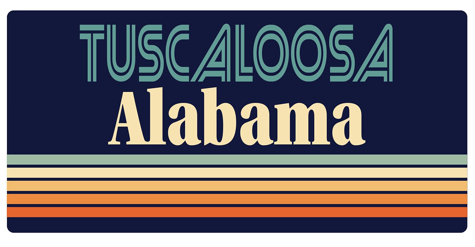 Vintage Tuscaloosa Alabama Fridge Magnet 5