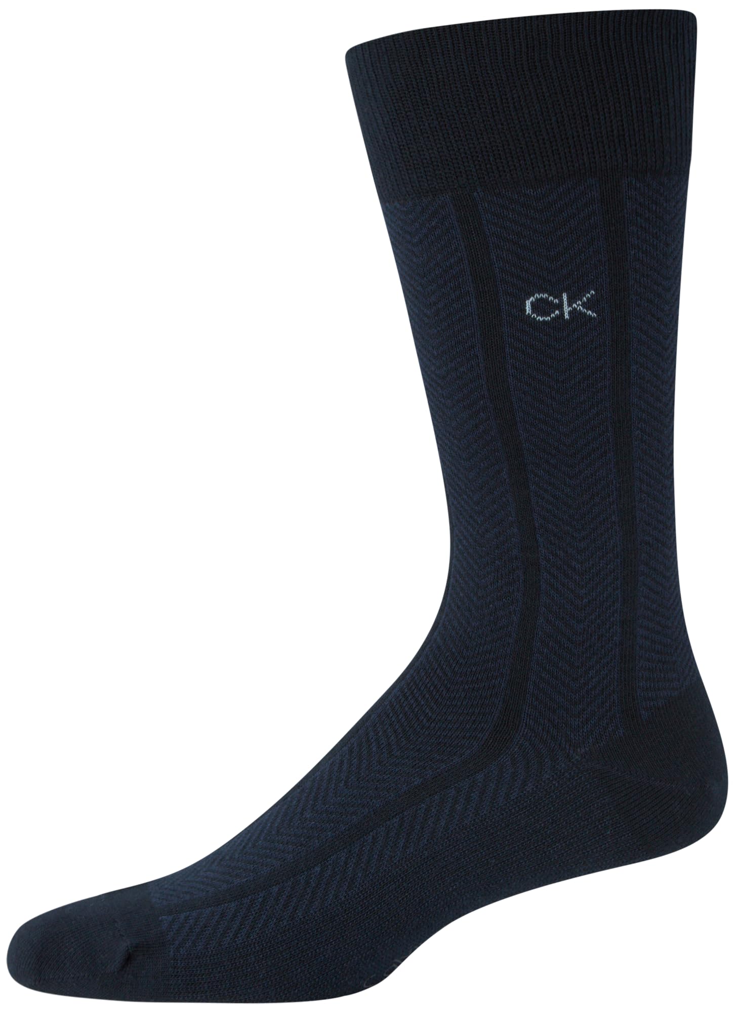 Calvin Klein Men's Dress Socks - Soft Non-Binding Cotton Crew Socks (3-Pack) for Business, Office & Formal Occasions