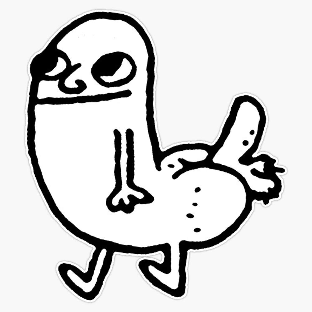 Waterproof Dickbutt Sticker 5