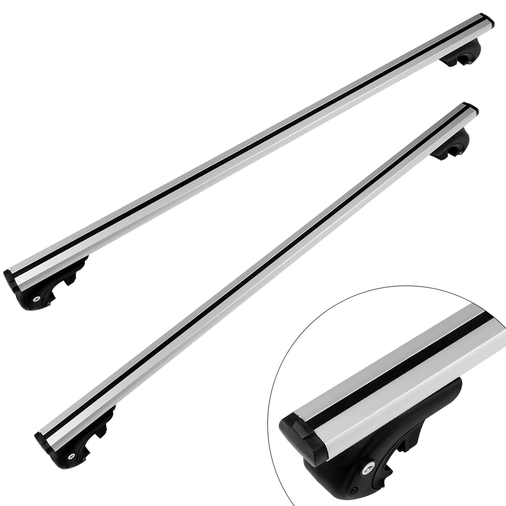 ROADFAR Aluminum Roof Rack Cross Bars for Jeep Cherokee 2014-2018 - Heavy Duty Luggage Carrier System for SUV, Perfect for Road Trips, Camping Gear & Outdoor Adventures