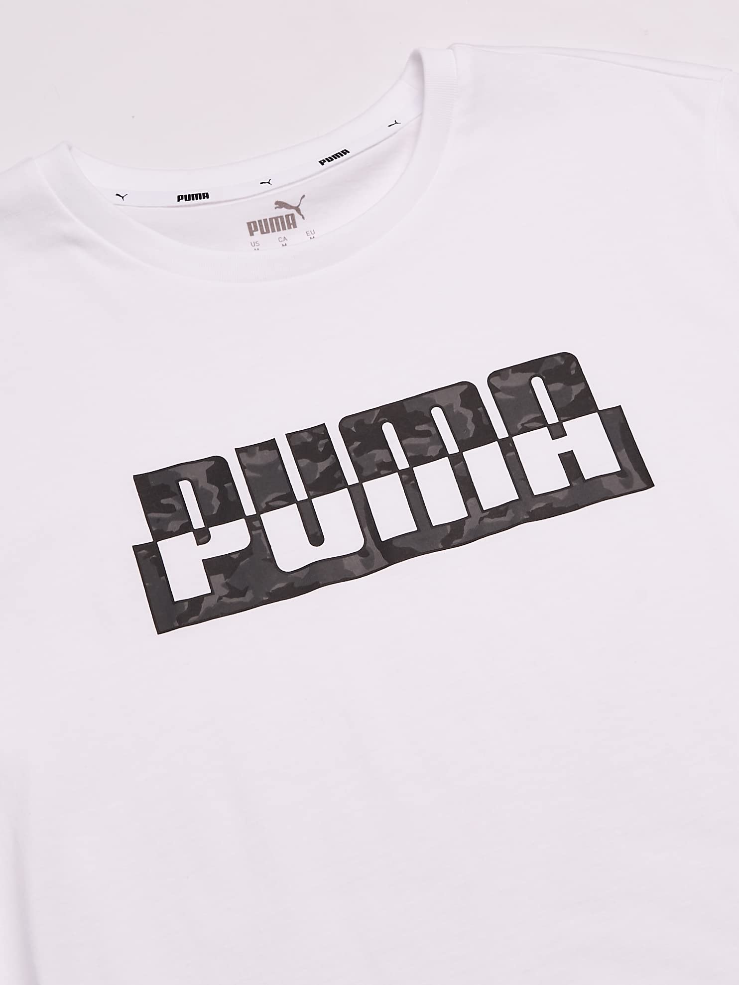 PUMA Men's Core Camo Graphic Tee - Stylish Camouflage Print Cotton T-Shirt for Casual Wear & Street Fashion | Gym, Outdoors, Daily Outfits