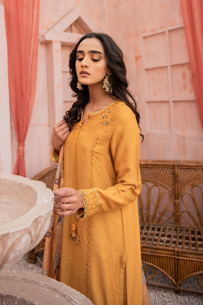 IRSIA 2PC Women's Ethnic Outfit Set (Shirt & Dupatta) - Traditional Indian Kurti & Scarf for Festivals, Weddings & Special Occasions