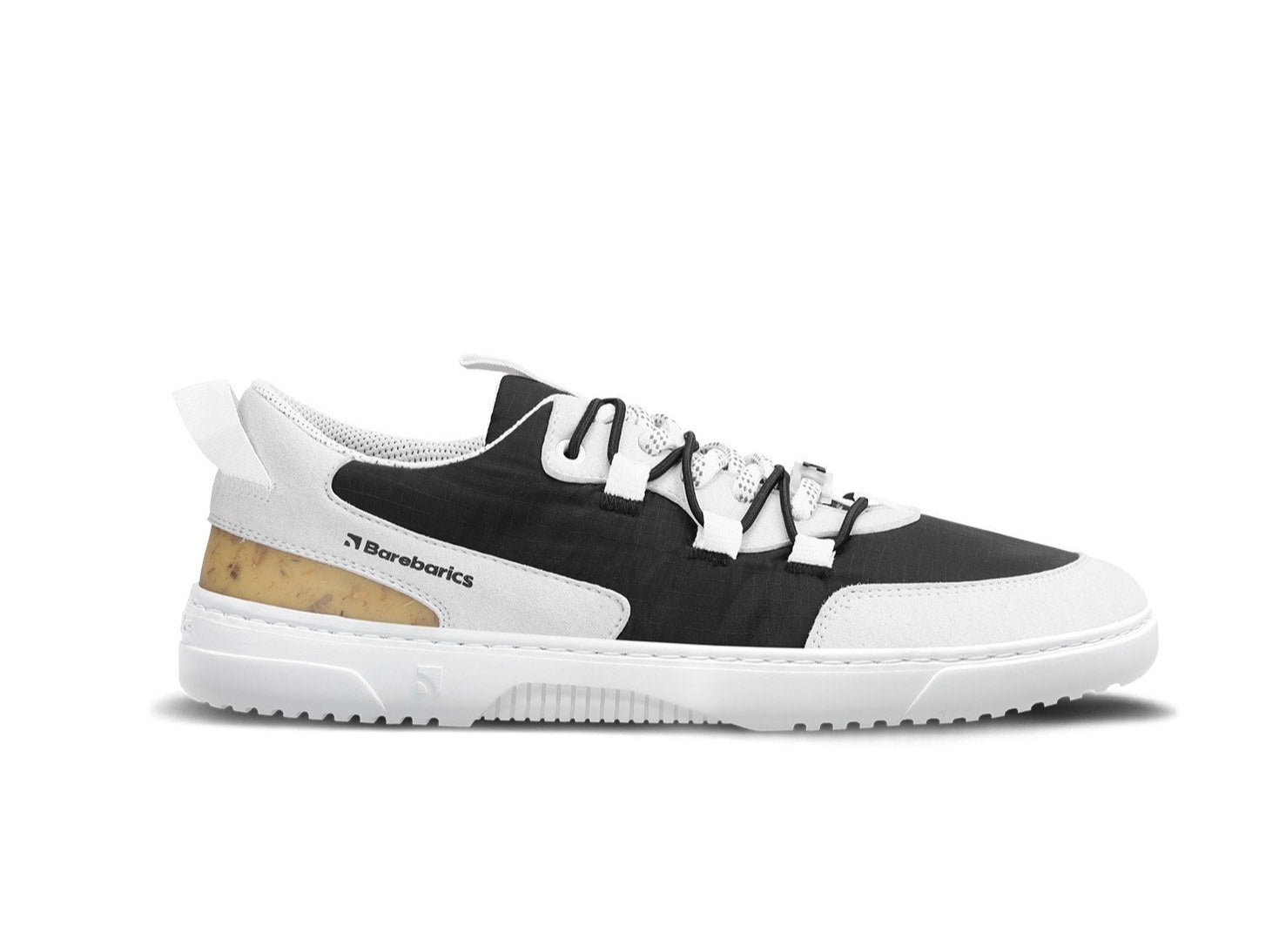 Barebarics Revive Barefoot Sneakers for Women & Men - Light Grey & Black Minimalist Shoes | Trail Running, Gym Workouts & Everyday Comfort [CLEARANCE]