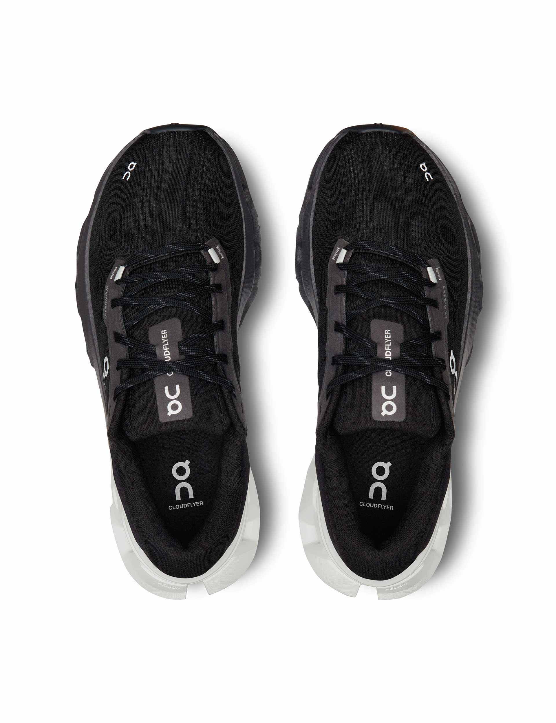 Cloudflyer 5 Running Shoes for Men - Lightweight & Cushioned Black/White Athletic Sneakers - Perfect for Jogging, Gym Workouts and Daily Wear