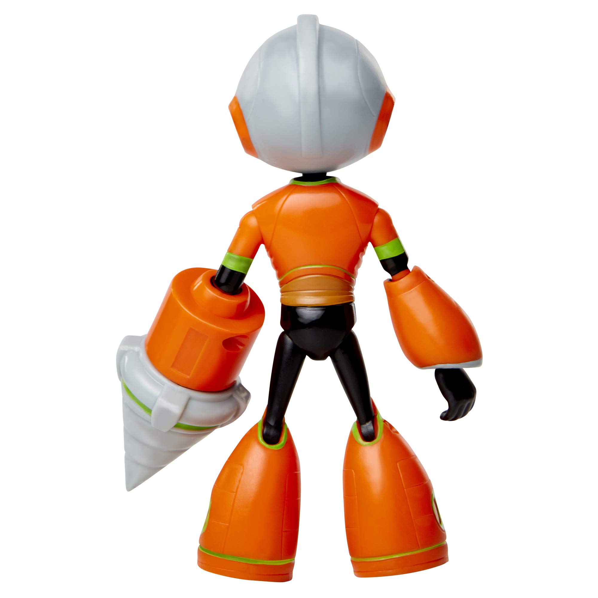 Fully Charged Deluxe Drill Man Articulated Action Figure with Spinning Drill & Break-Apart Boulder - Inspired by the New Show | Perfect for Collectors & Kids Play | STEM Toy for Creative Role-Playing Adventures
