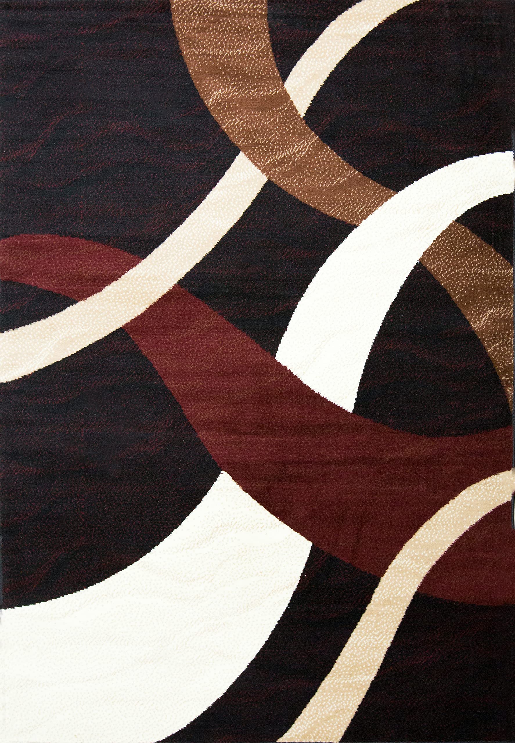 Msrugs Wavy Area Rug 3'x8' - Soft Non-Slip Living Room Rug, Bedroom Carpet, Hallway Runner, Kitchen Floor Mat | Nairobi Collection for Home Decor & Cozy Spaces