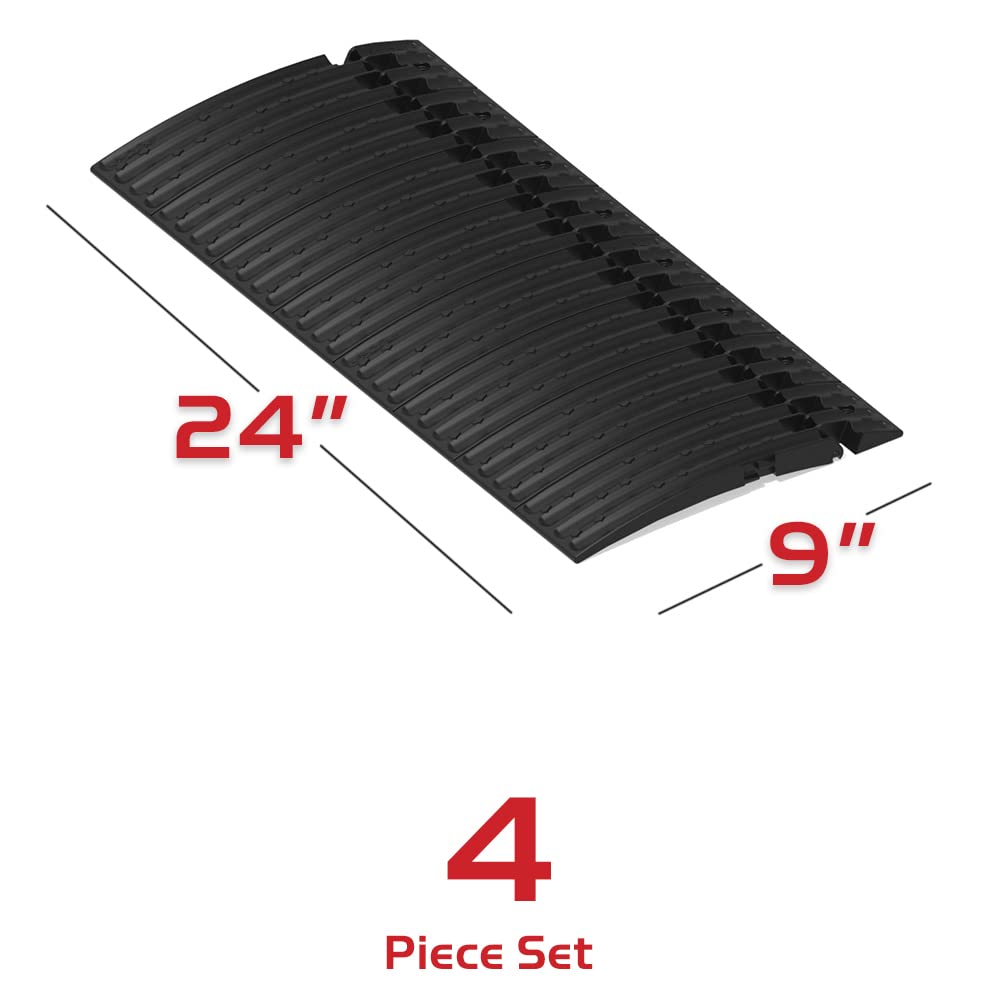 Caliber Lowpro Grip Glides Wide Double 16-Piece Set & Edge Glides 2.0 4-Piece Set (13387 & 13392) - Premium Skateboard Accessories for Smooth Rides and Enhanced Performance