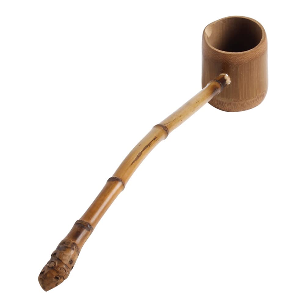 Japanese Style Long Handle Water Ladle - Tea Ceremony & Bath Dipper for Traditional and Modern Use