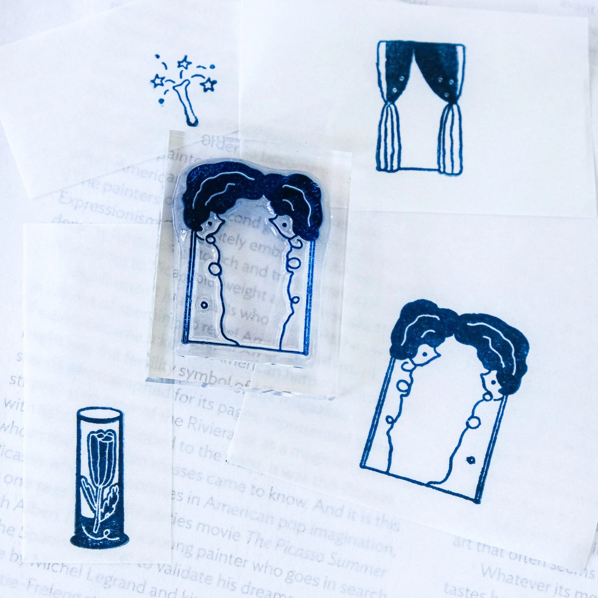 Dodolulu Clear Stamps for Scrapbooking - Illusory Show Design for DIY Cards, Journals, and Craft Projects