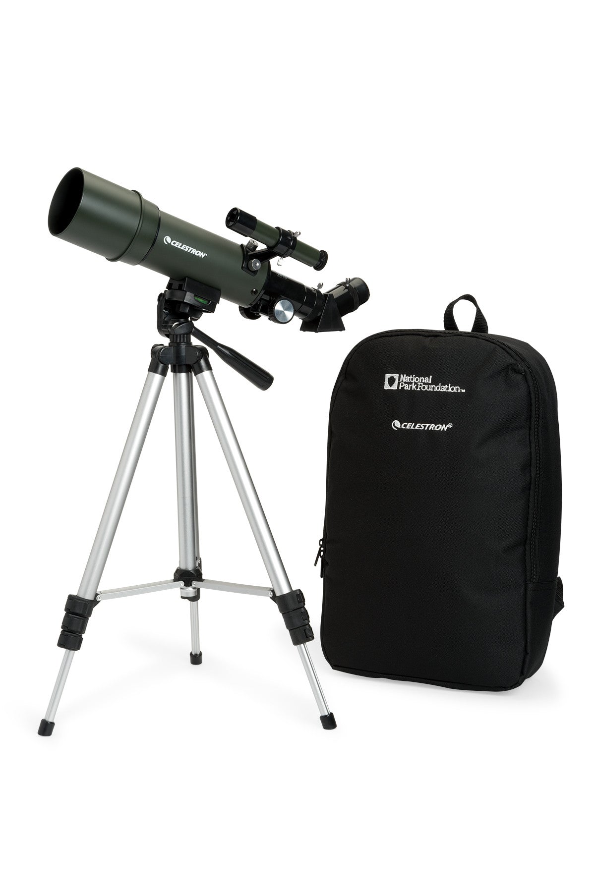 National Park Foundation Travel Scope 60 Telescope - Portable Compact Telescope for Adults & Kids - Perfect for Camping, Hiking, Bird Watching & Stargazing