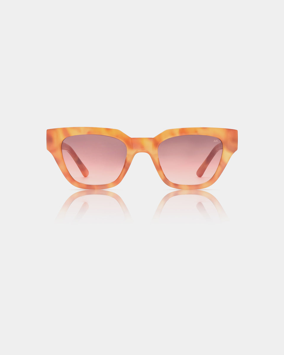 Kaws Burnt Amber Sunglasses - Stylish UV Protection Shades for Men & Women - Perfect for Outdoor Activities, Beach, and Fashion Statements