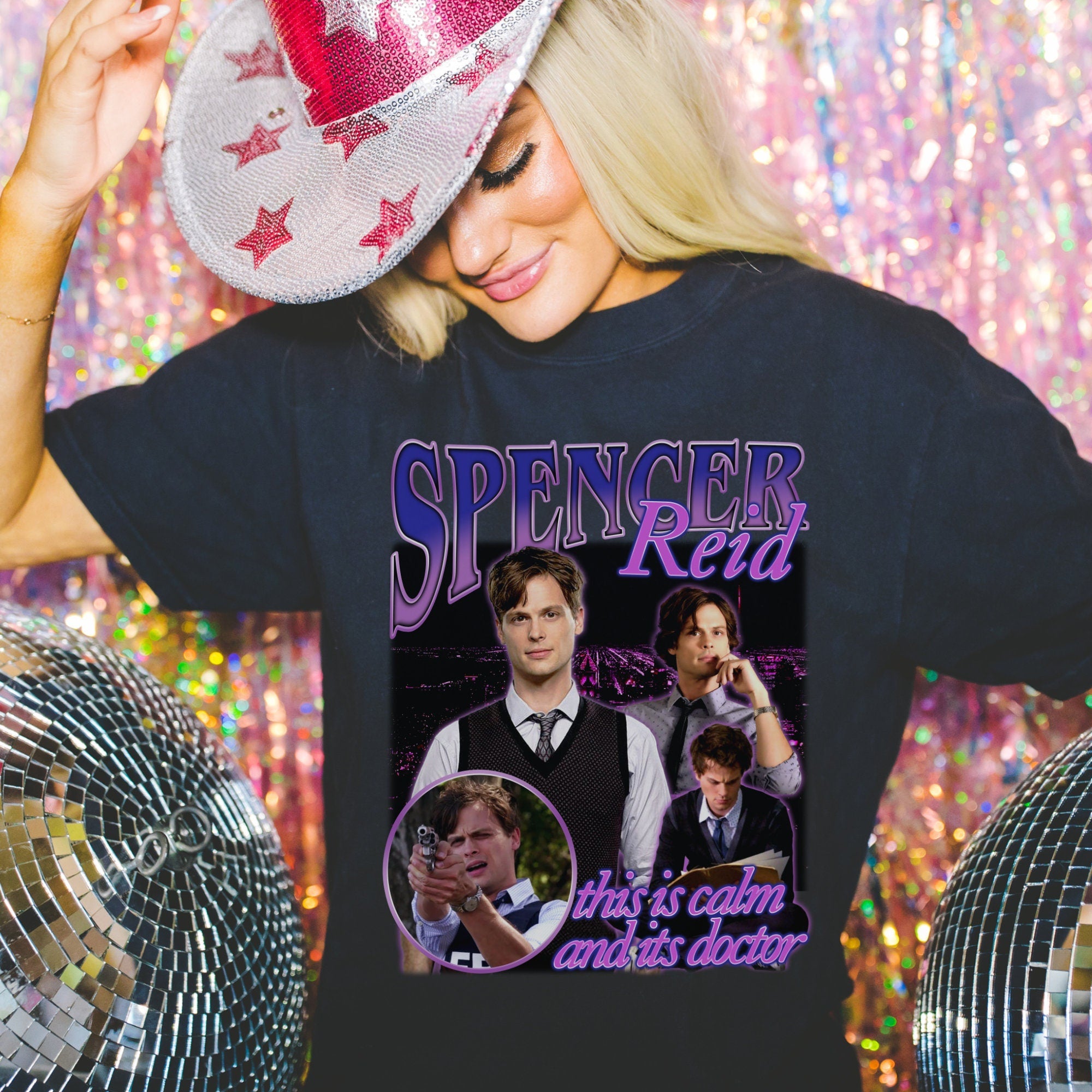Vintage Spencer Reid 904s T-Shirt - Criminal Minds Fan Merchandise - Matthew Gray Gubler Tee for TV Show Enthusiasts - Perfect for Cosplay, Conventions & Fan Gatherings