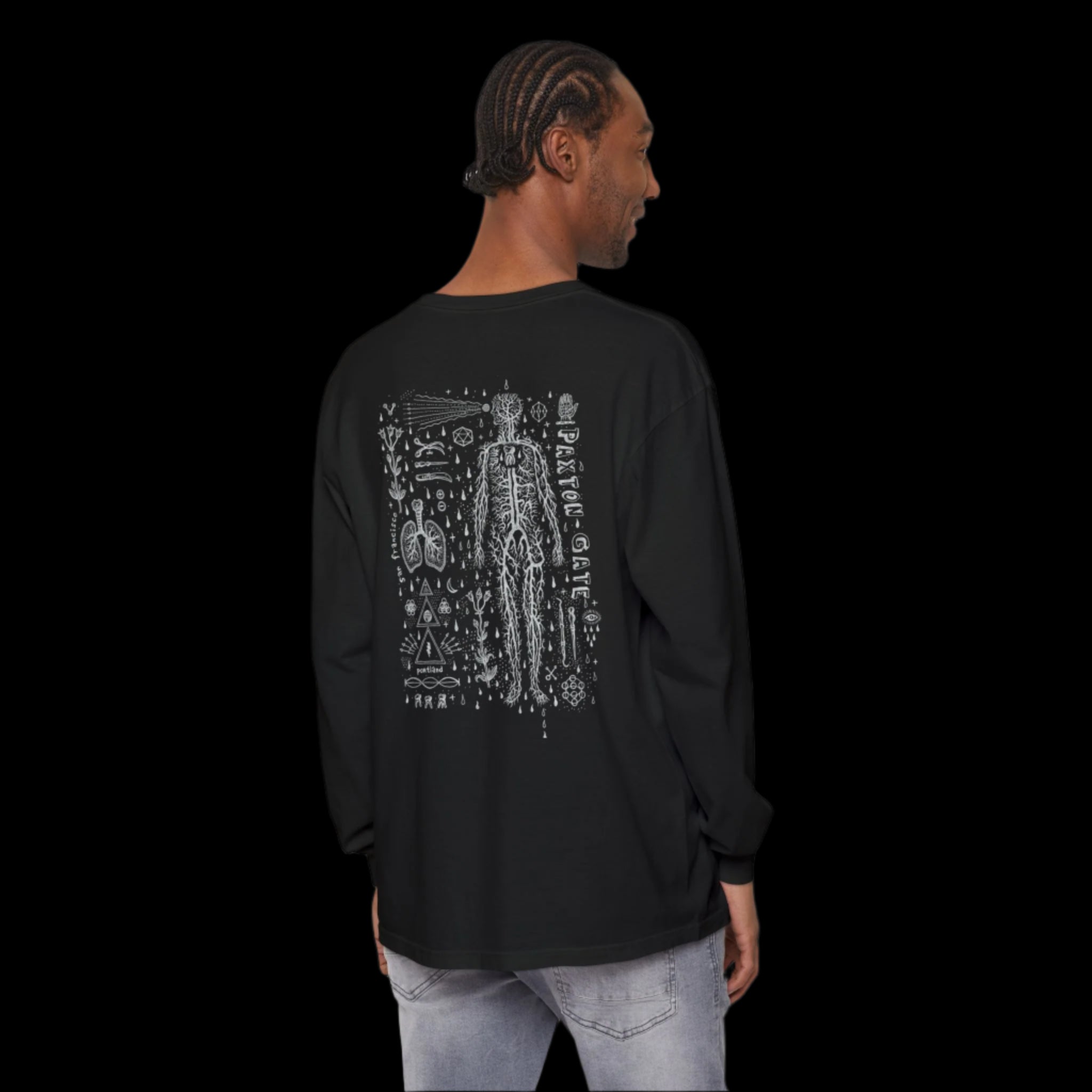Unisex Daniel Martin Diaz Long Sleeve Graphic T-Shirt - Soft Cotton Crewneck Top for Men & Women - Perfect for Casual Wear, Street Style & Everyday Outfits