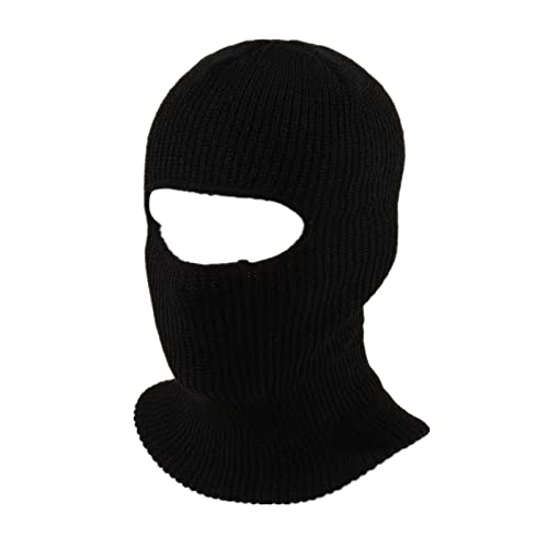 3 Hole Winter Knitted Ski Mask - Warm Full Face Cover Balaclava for Adults | Cold Weather Outdoor Sports, Skiing, Snowboarding, Motorcycling & Hiking Protection