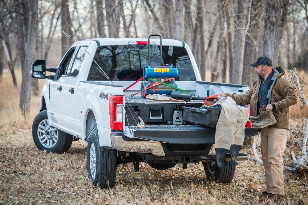 99-08 Ford F250/350 Truck Bed Storage System | Heavy Duty Organizer for Tools & Gear | Perfect for Camping, Work Sites & Off-Road Adventures