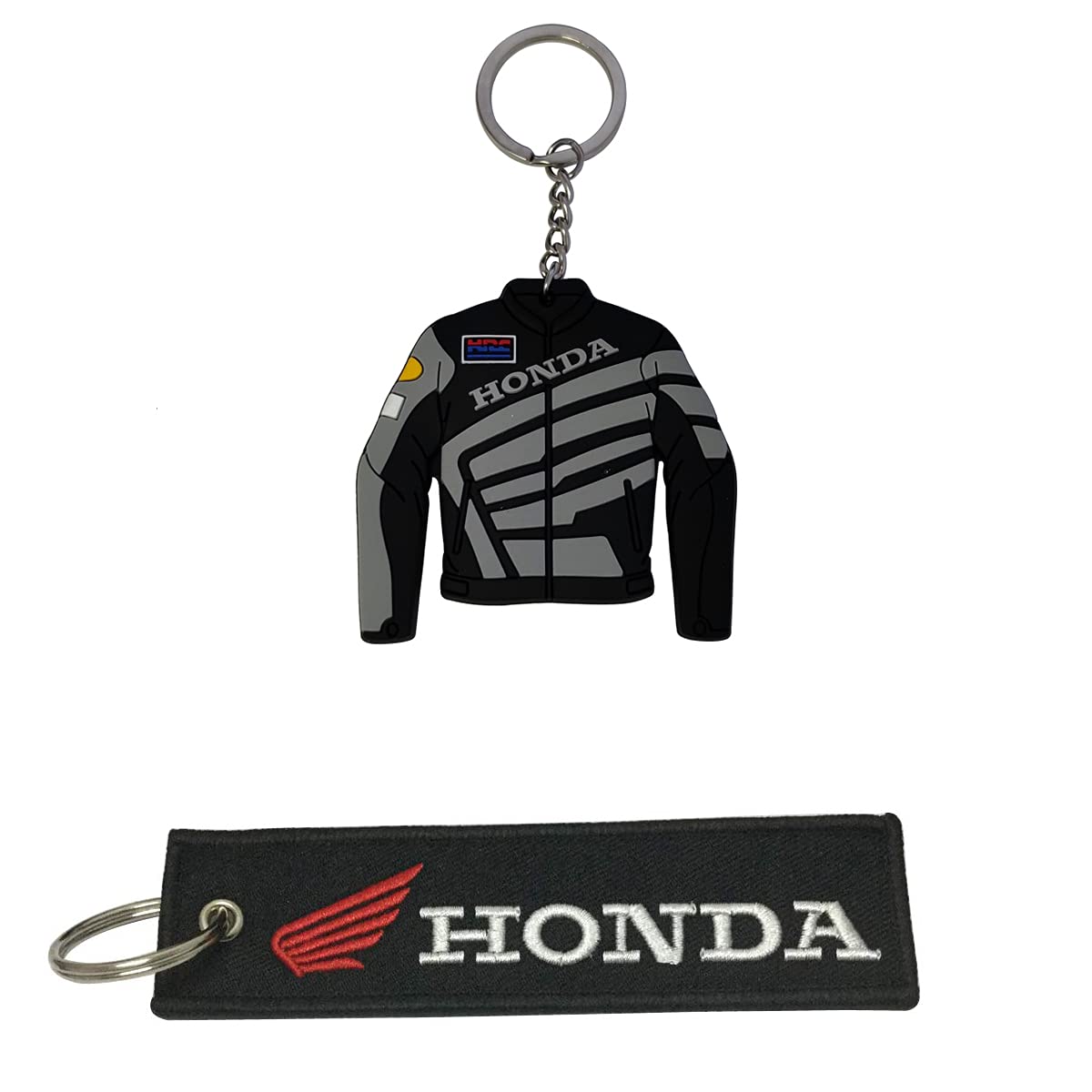 Durable Rubber Keychain Tag for Motorcycle, Scooter, ATV & Car - Perfect Gift for Honda Accessories & Bike Enthusiasts - Ideal for Keys, Backpacks & Luggage Identification