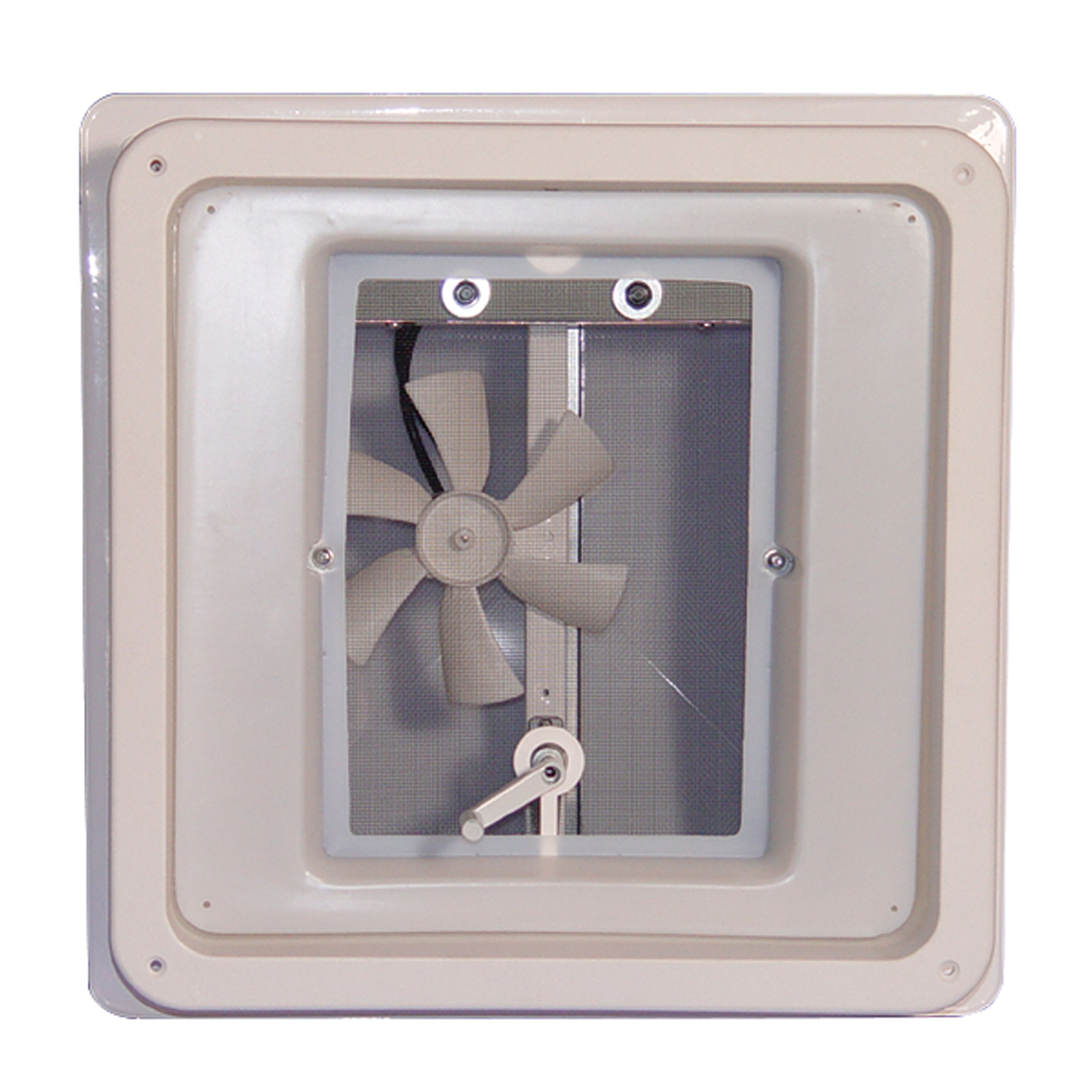 Heng's V071112-C1G1 White Power Vent with Switch - Bathroom & Kitchen Exhaust Fan for Home Ventilation
