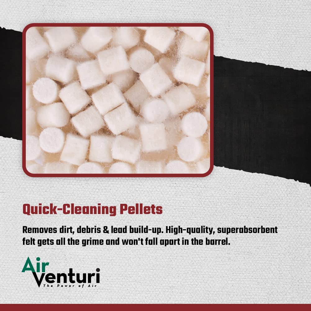 Air Venturi Cleaning Pellets for Pellet Rifles - Premium Bore Cleaner Pellets | Perfect for Airgun Maintenance & Target Shooting Practice