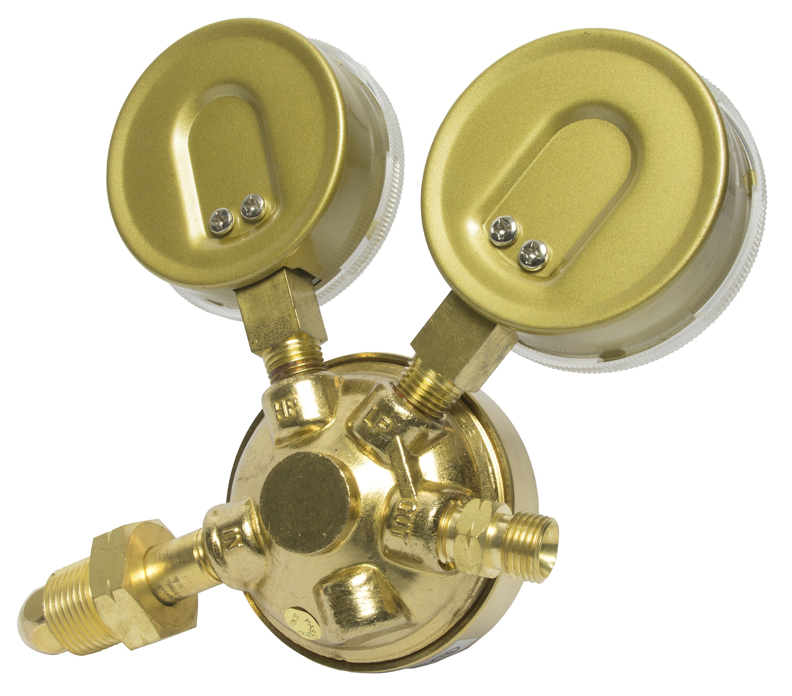 Hot Max 24145 Heavy Duty Acetylene Regulator 2-15 PSIG - High Pressure Gas Control for Welding, Cutting & Metal Fabrication