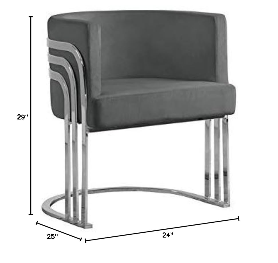Premium Gray Accent Chair - High-Quality Modern Furniture for Living Room, Bedroom & Office Decor | Comfortable & Stylish Home Seating