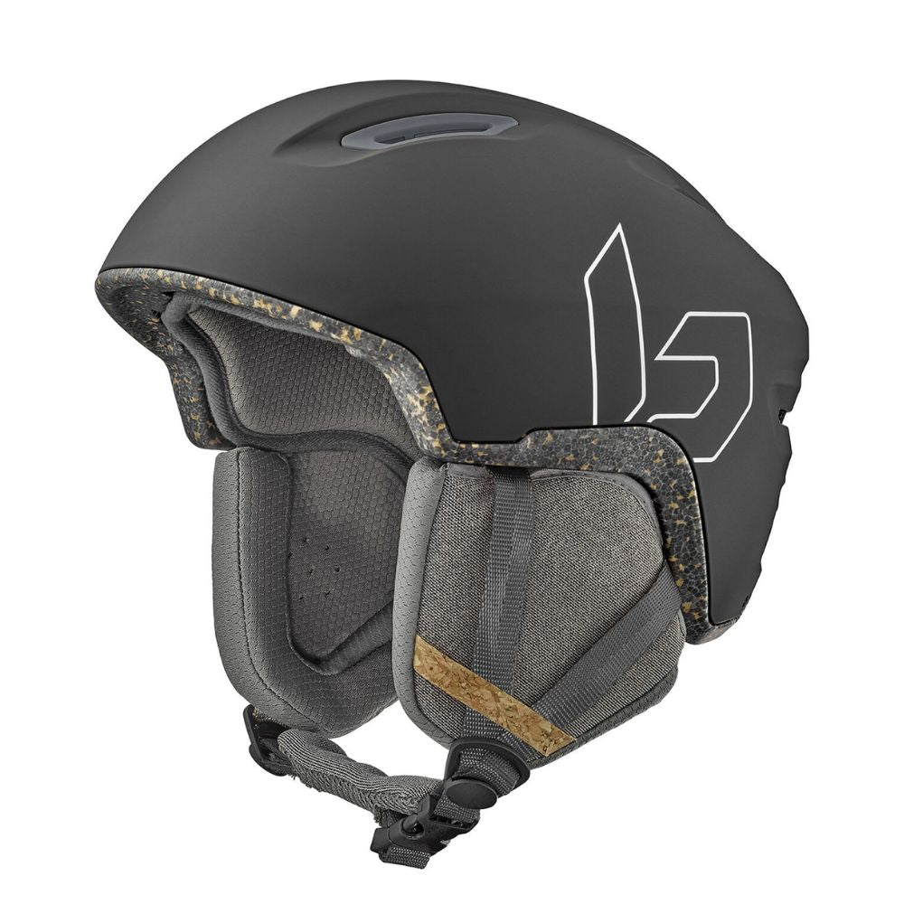 Bolle Eco Atmos Adult Ski Helmet - Black Matte - Lightweight & Durable Winter Sports Helmet for Men & Women - Perfect for Skiing, Snowboarding & Outdoor Adventures