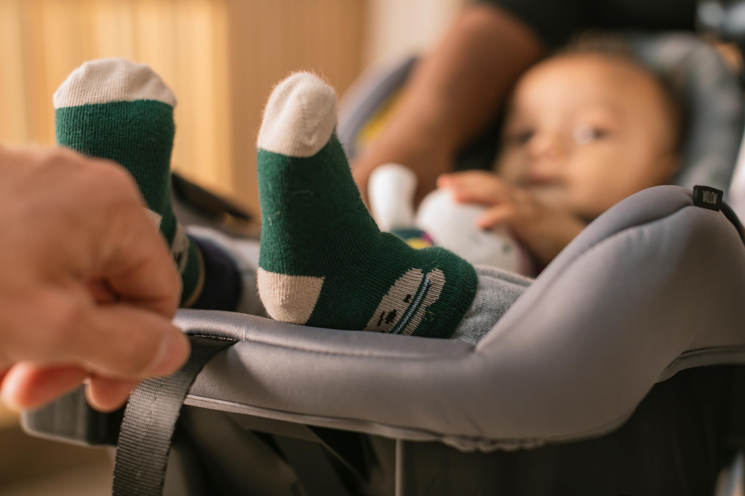 Goldbug Allyson Felix Critter Crew Cotton Baby Socks - 6-Pack Soft Unisex Infant Socks for Newborns & Toddlers - Perfect for Everyday Wear, Playtime & Gift Giving